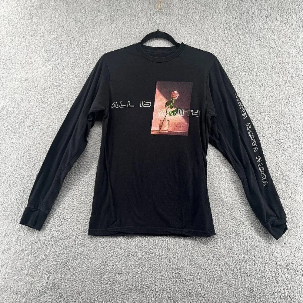 Pacsun All Is Vanity Long Sleeve T-Shirt Size Small